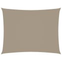  Prostokątny żagiel ogrodowy, tkanina Oxford, 2,5x3,5 m, taupe