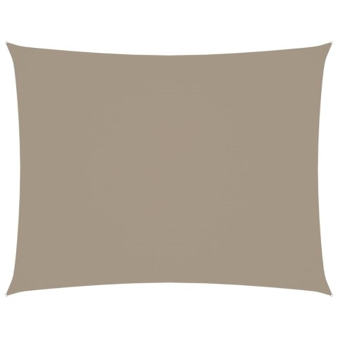 Prostokątny żagiel ogrodowy, tkanina Oxford, 2,5x3,5 m, taupe Prostokątny żagiel ogrodowy, tkanina Oxford, 2,5x3,5 m, taupe