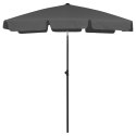  Parasol plażowy, antracytowy, 180x120 cm