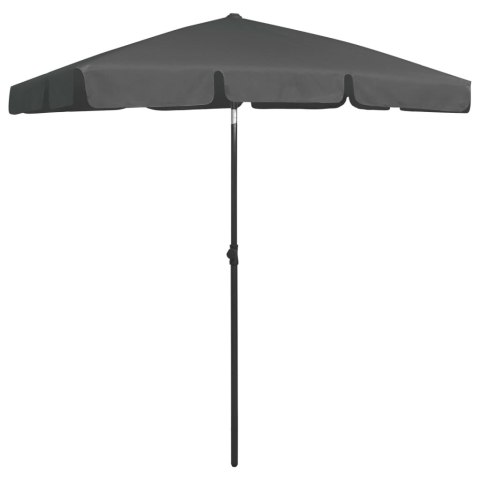 Parasol plażowy, antracytowy, 180x120 cm Parasol plażowy, antracytowy, 180x120 cm