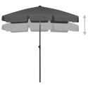  Parasol plażowy, antracytowy, 180x120 cm