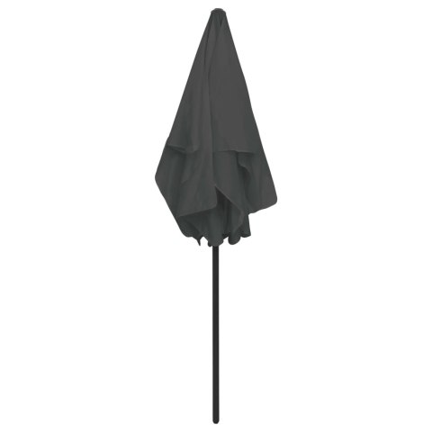Parasol plażowy, antracytowy, 180x120 cm Parasol plażowy, antracytowy, 180x120 cm