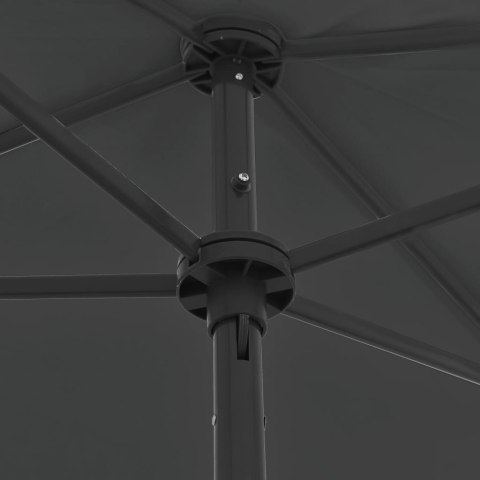Parasol plażowy, antracytowy, 180x120 cm Parasol plażowy, antracytowy, 180x120 cm