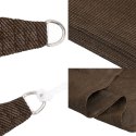  Żagiel przeciwsłoneczny, 160 g/m², brązowy, 3x3 m, HDPE