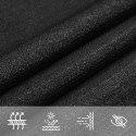  Żagiel przeciwsłoneczny, 160 g/m², czarny, 3x5 m, HDPE