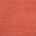  Żagiel przeciwsłoneczny, 160 g/m², terakotowy, 3x3 m, HDPE