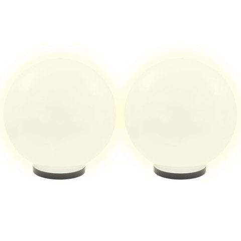 Lampy ogrodowe LED, 4 szt., kuliste, 40 cm, PMMA Lampy ogrodowe LED, 4 szt., kuliste, 40 cm, PMMA