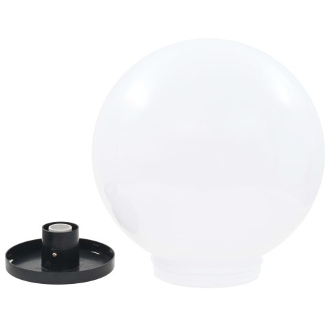 Lampy ogrodowe LED, 4 szt., kuliste, 40 cm, PMMA Lampy ogrodowe LED, 4 szt., kuliste, 40 cm, PMMA
