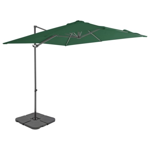  Parasol ogrodowy z przenośną podstawą, zielony