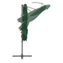  Parasol ogrodowy z przenośną podstawą, zielony