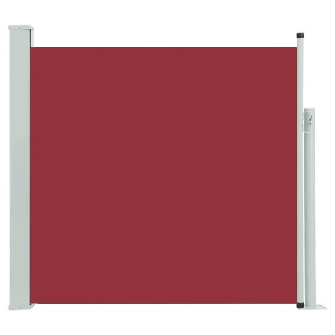 Wysuwana markiza boczna na taras, 170 x 300 cm, czerwona Wysuwana markiza boczna na taras, 170 x 300 cm, czerwona