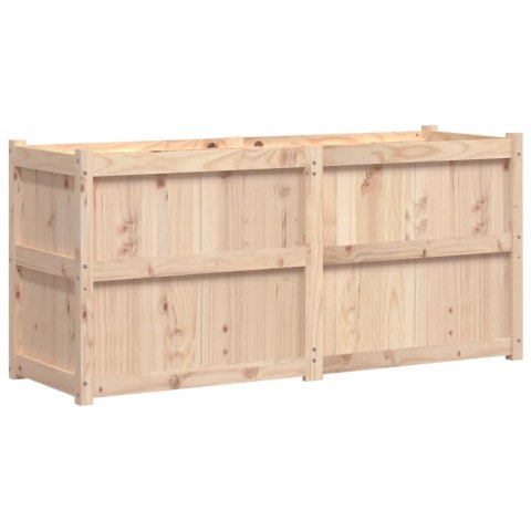 Donica ogrodowa, 150x50x70 cm, lite drewno sosnowe Donica ogrodowa, 150x50x70 cm, lite drewno sosnowe