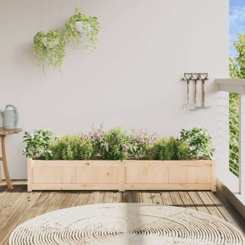Donica ogrodowa, 180x31x31 cm, lite drewno sosnowe Donica ogrodowa, 180x31x31 cm, lite drewno sosnowe
