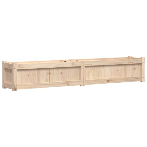 Donica ogrodowa, 180x31x31 cm, lite drewno sosnowe Donica ogrodowa, 180x31x31 cm, lite drewno sosnowe