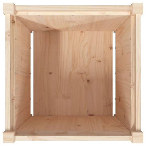 Donica ogrodowa, 50x50x50 cm, lite drewno sosnowe Donica ogrodowa, 50x50x50 cm, lite drewno sosnowe
