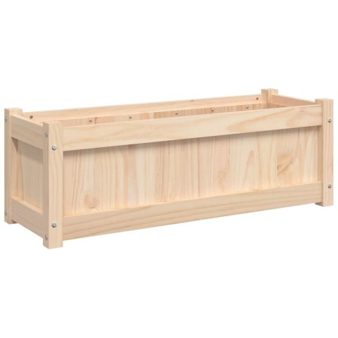 Donica ogrodowa, 90x31x31 cm, lite drewno sosnowe Donica ogrodowa, 90x31x31 cm, lite drewno sosnowe