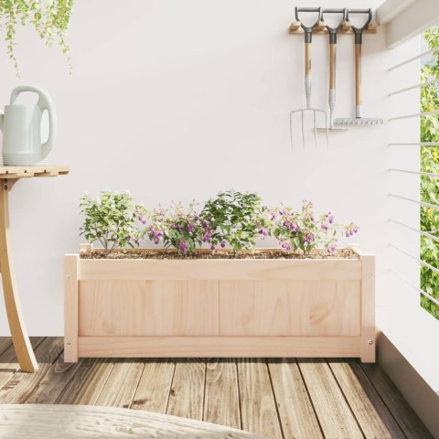 Donica ogrodowa, 90x31x31 cm, lite drewno sosnowe Donica ogrodowa, 90x31x31 cm, lite drewno sosnowe