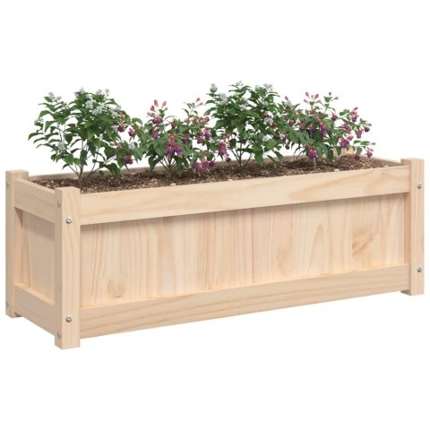 Donica ogrodowa, 90x31x31 cm, lite drewno sosnowe Donica ogrodowa, 90x31x31 cm, lite drewno sosnowe