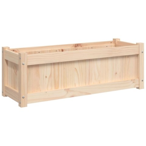 Donica ogrodowa, 90x31x31 cm, lite drewno sosnowe Donica ogrodowa, 90x31x31 cm, lite drewno sosnowe