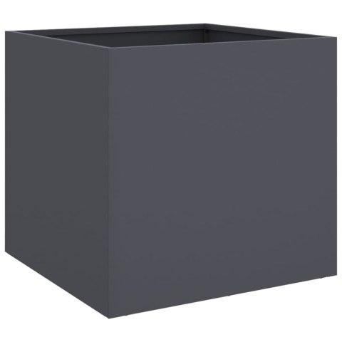 Donica, antracytowa, 42x40x39 cm, stal Donica, antracytowa, 42x40x39 cm, stal