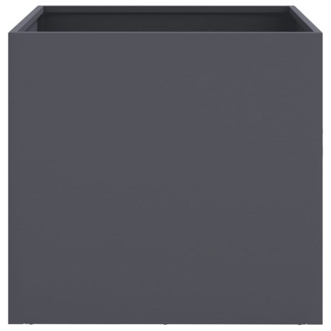 Donica, antracytowa, 42x40x39 cm, stal Donica, antracytowa, 42x40x39 cm, stal