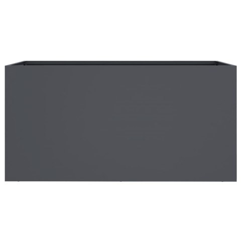 Donica, antracytowa, 62x30x29 cm, stal Donica, antracytowa, 62x30x29 cm, stal