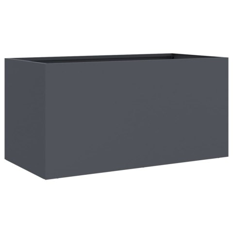 Donica, antracytowa, 62x30x29 cm, stal Donica, antracytowa, 62x30x29 cm, stal