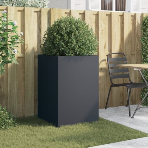 Donica, antracytowa, 52x48x75 cm, stal Donica, antracytowa, 52x48x75 cm, stal