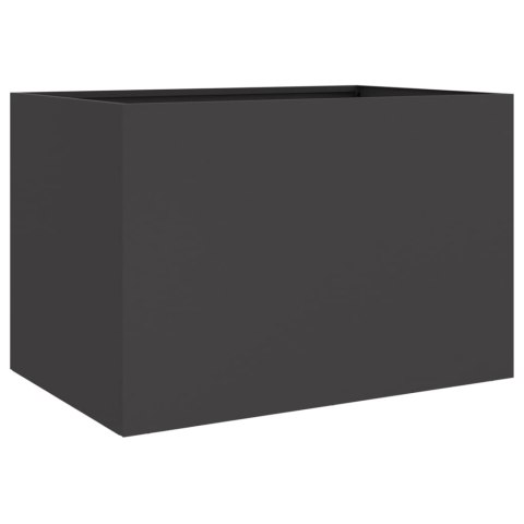 Donica, czarna, 62x47x46 cm, stal Donica, czarna, 62x47x46 cm, stal