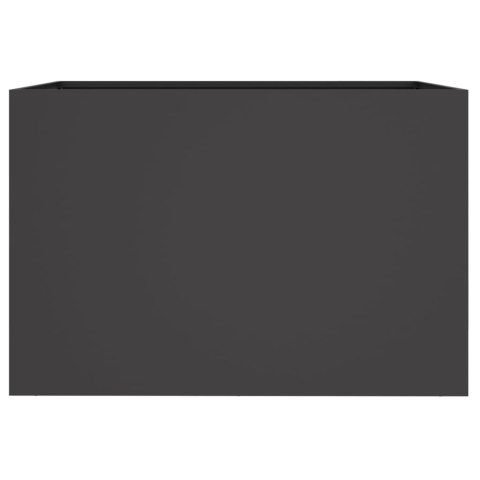 Donica, czarna, 62x47x46 cm, stal Donica, czarna, 62x47x46 cm, stal