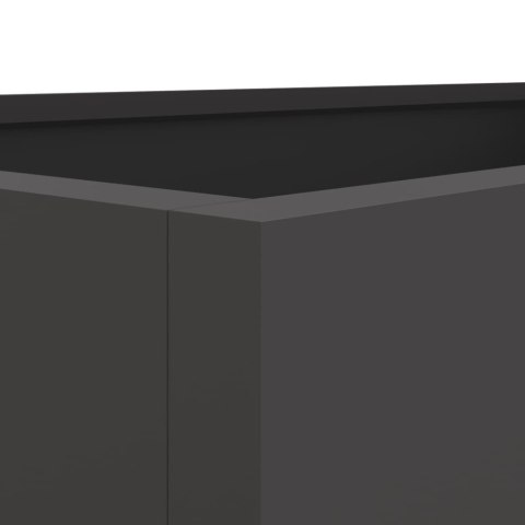 Donica, czarna, 62x47x46 cm, stal Donica, czarna, 62x47x46 cm, stal