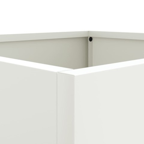 Donica, biała, 32x29x75 cm, stal Donica, biała, 32x29x75 cm, stal