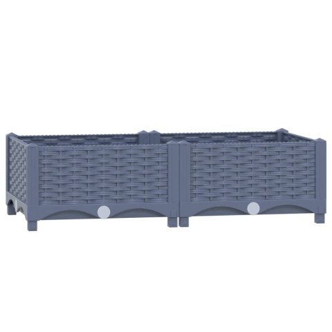 Donica do podniesionej rabaty, 80x40x23 cm, polipropylen Donica do podniesionej rabaty, 80x40x23 cm, polipropylen