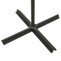  Parasol wiszący z lampkami LED i słupkiem, antracytowy, 300 cm