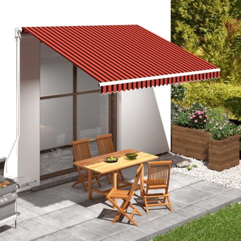 Tkanina do markizy, pomarańczowo-brązowa, 400 x 300 cm Tkanina do markizy, pomarańczowo-brązowa, 400 x 300 cm
