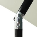  3-poziomowy parasol na aluminiowym słupku, piaskowy, 2 m