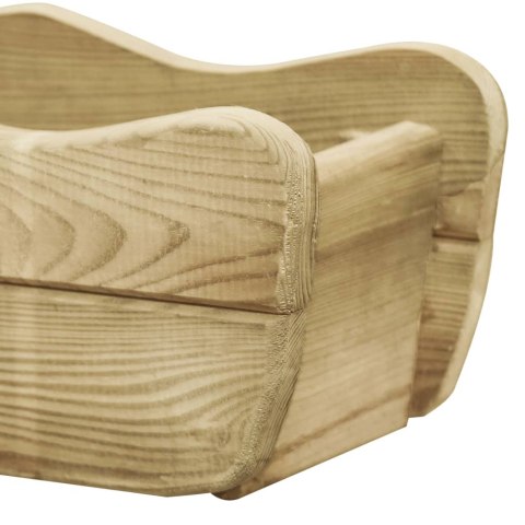 Podwyższona donica, 50x18x18 cm, impregnowane drewno sosnowe Podwyższona donica, 50x18x18 cm, impregnowane drewno sosnowe