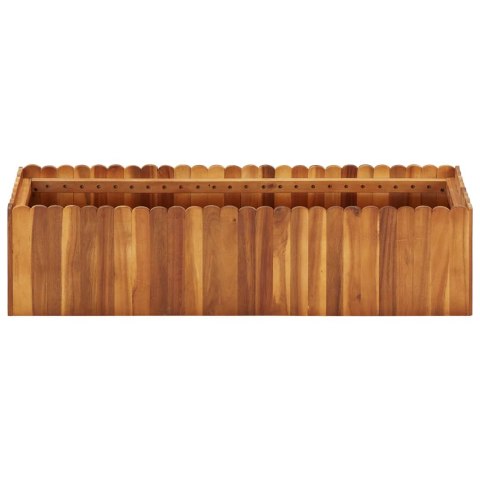 Podwyższona donica ogrodowa, 100x30x25 cm, lite drewno akacjowe Podwyższona donica ogrodowa, 100x30x25 cm, lite drewno akacjowe
