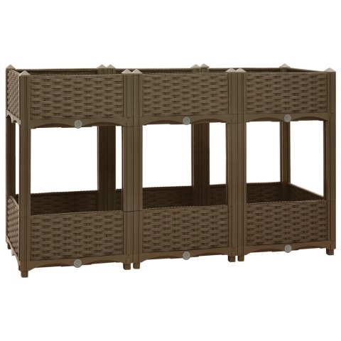 Donica do podniesionej rabaty, 120x40x71 cm, polipropylen Donica do podniesionej rabaty, 120x40x71 cm, polipropylen