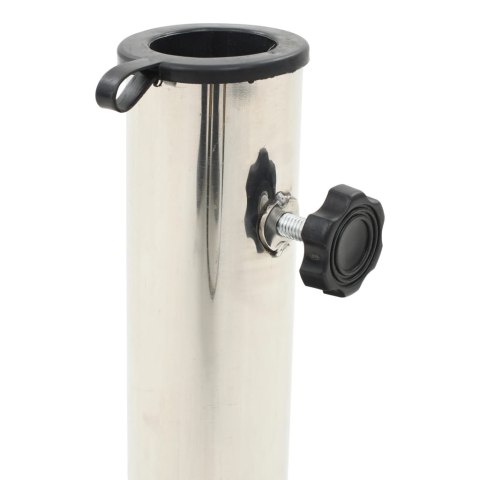 Okrągła podstawa pod parasol, granitowa, 20 kg, czarna Okrągła podstawa pod parasol, granitowa, 20 kg, czarna