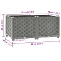  Donica do podwyższonej rabaty, 80x40x38 cm, polipropylen
