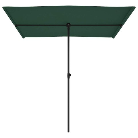 Parasol ogrodowy na aluminiowym słupku, 2x1,5 m, zielony Parasol ogrodowy na aluminiowym słupku, 2x1,5 m, zielony