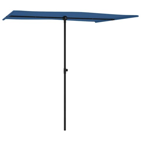 Parasol ogrodowy na aluminiowym słupku, 2x1,5 m, niebieski Parasol ogrodowy na aluminiowym słupku, 2x1,5 m, niebieski