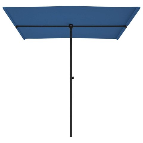 Parasol ogrodowy na aluminiowym słupku, 2x1,5 m, niebieski Parasol ogrodowy na aluminiowym słupku, 2x1,5 m, niebieski