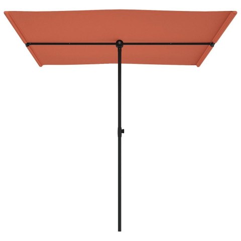 Parasol ogrodowy na aluminiowym słupku, 2x1,5 m, terakota Parasol ogrodowy na aluminiowym słupku, 2x1,5 m, terakota