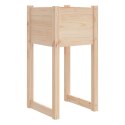  Donice, 2 szt., 40x40x81 cm, lite drewno sosnowe