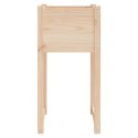  Donice, 2 szt., 40x40x81 cm, lite drewno sosnowe