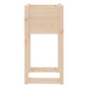  Donice, 2 szt., 40x40x81 cm, lite drewno sosnowe
