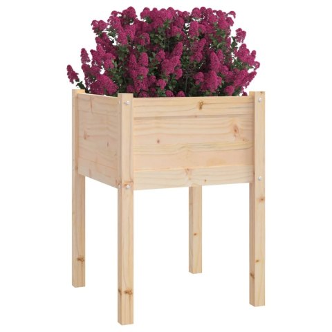 Donice ogrodowe, 2 szt., 50x50x70 cm, lite drewno sosnowe Donice ogrodowe, 2 szt., 50x50x70 cm, lite drewno sosnowe