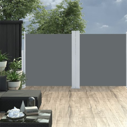 Zwijana markiza boczna, antracytowa, 100 x 600 cm Zwijana markiza boczna, antracytowa, 100 x 600 cm